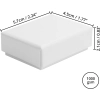 Belle Vous Białe pudełka prezentowe z papieru 5,7x4,5x2,1cm - BIAŁE  25szt