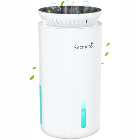 Osuszacz Powietrza Secmote Dehumidifier 800ml/dobę – do Łazienki, Sypialni