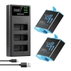 ENEGON Hero 12, 11, 10, 9, akumulator (1800 mAh, 2 sztuki) ładowarka
