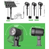 CLY Zestaw 3x Reflektor SOLARNY Ogrodowy LED Wbijany Lampa Solarna