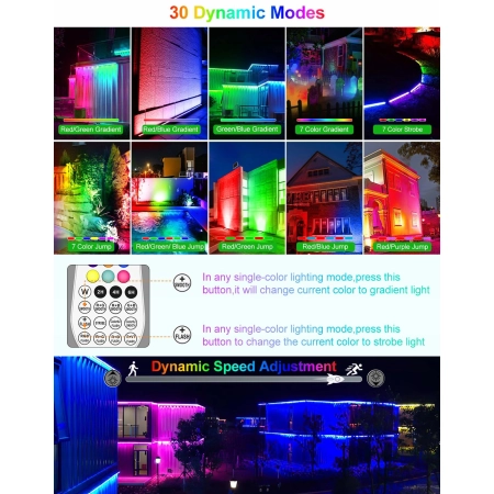 CLY RFLB042 Reflektor LED RGB 42W 42cm