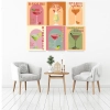 Koktajl do malowania  Cocktails Set 20x30 cm płótno z pędzlami