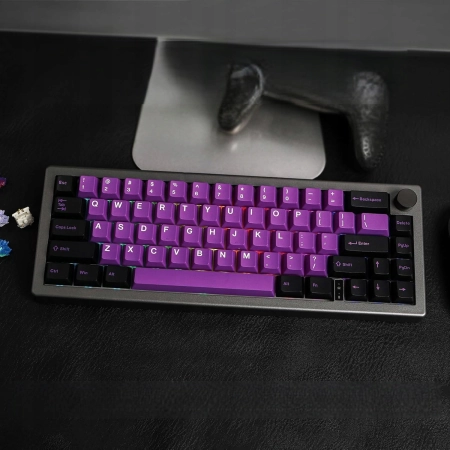 EPOMAKER EK68 Klawiatura Mechaniczna 65% Bluetooth 2.4GHz USB-C Fioletowa