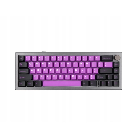 EPOMAKER EK68 Klawiatura Mechaniczna 65% Bluetooth 2.4GHz USB-C Fioletowa