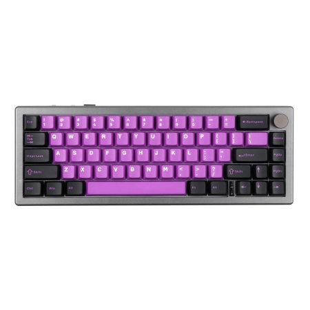 EPOMAKER EK68 Klawiatura Mechaniczna 65% Bluetooth 2.4GHz USB-C Fioletowa