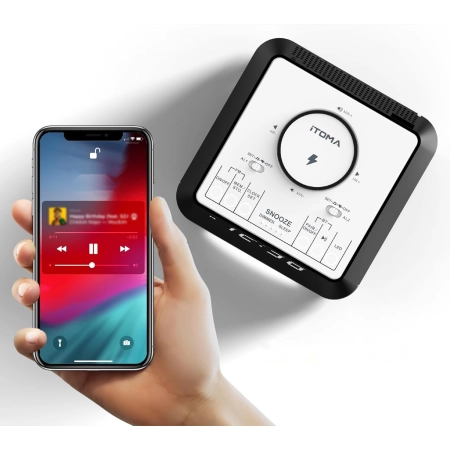 Budzik iTOMA 205 Bezprzewodowy Radio Cyfrowy wyświetlacz LED
