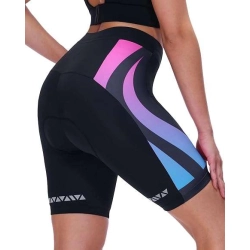 Spodenki Sportneer Padded Cycling Shorts Women czarne antypoślizgowe 4D XXL