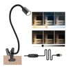 Lampka Do Czytania Zaciskowa LED Da Light 3 Temperatury Barwowe Regulacja