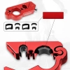 GARRIS Zamek kierownicy CNC aluminium 2 klucze uniwersalny motocykle