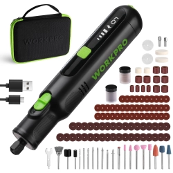 WORKPRO ZESTAW MINI SZLIFIEREK ELEKTRYCZNYCH 7,2 V 227 G LED