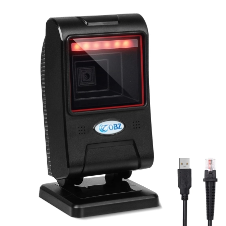 OBZ RF70 Czytnik kodów kreskowych 1D 2D bez rąk Przewodowy USB do sklepu