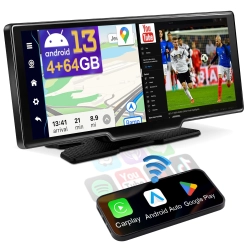 Ekran samochodowy URVOLAX UR75A Android 13 1026-calowy przenośny 4+64G