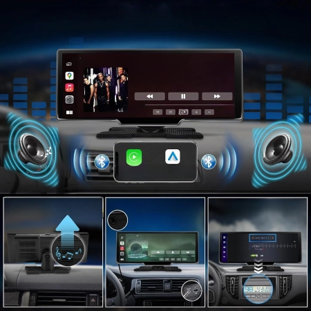 Ekran samochodowy URVOLAX UR75A Android 13 1026-calowy przenośny 4+64G