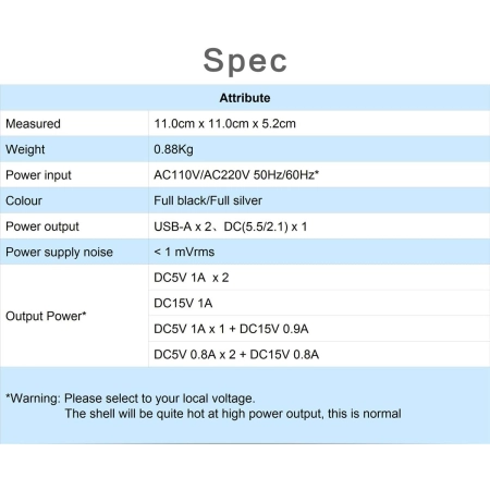 Zasilacz Topping Audio P50 czarny