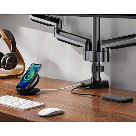 Uchwyt do monitora biurkowego ErGear EGTS5B do 3 ekranów od 13-27'', do 8kg