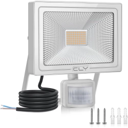 CLY FLB050 LED Reflektor z Czujnikiem Ruchu 50W 4300LM IP66 Do Ogrodu