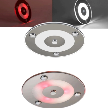 LAMPA SUFITOWA LED 12V 3W DO KAMPEROW ULTRACIENKA JASNOSC 5000K 2szt