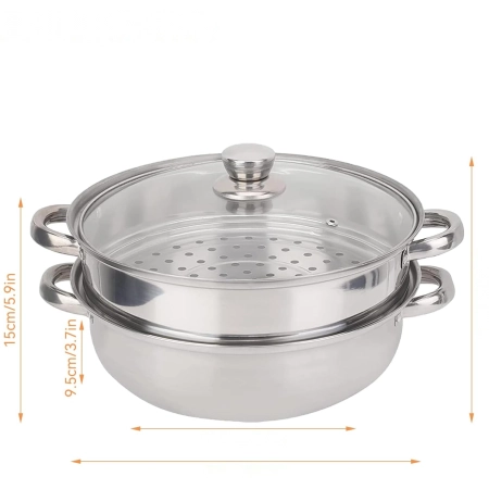 GARNEK DO GOTOWANIA NA PARZE PARĘ PAROWAR 28cm