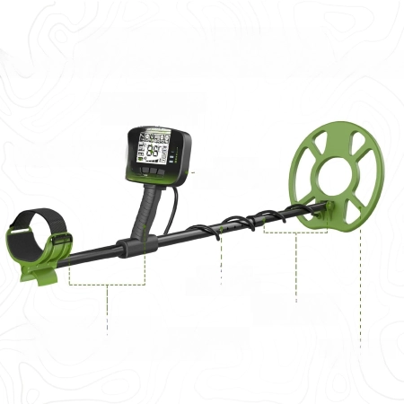 Wykrywacz metali DR.ÖTEK MT-XE AIR 6 trybów z wodoszczelną cewką 25 cm