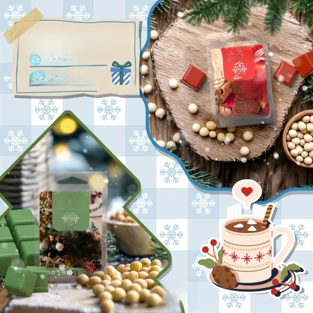 Salubrito Winter Wosk do Kominka, Sojowe Kostki Zapachowe