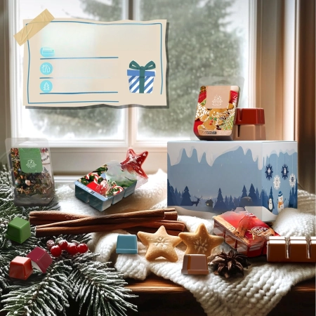 Salubrito Winter Wosk do Kominka, Sojowe Kostki Zapachowe