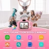 Aparat fotograficzny dla dzieci, 1080P HD z kartą 32 GB, podwójny obiektyw