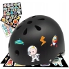 Simply kask rowerowy dla dzieci z naklejkami rozm. S 48cm-54cm