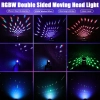 UKing ZQ02090 oświetlenie imprezowe, mini ruchoma głowica DMX512