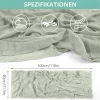 AUAUY Bieżnik na stół z gazy, 80 x 300cm styl boho na baby shower dekoracja