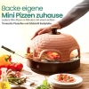 EMERIO PIZZARETTE Piec do pizzy 6 osób, Kopuła z Terakoty 1200W