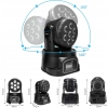 MINI WASH Betopper LM70SR RGBW 7x8W DMX SOUND + PILOT