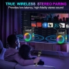 SOCODOX Głośnik bluetooth z funkcją karaoke 12h światło RGB Dyskoteka