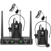 Debra Audio AU200 Pro 2-kanałowy bezprzewodowy system mikrofonowy UHF