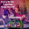 Przenośny glosnik Bluetooth z subwooferem Bluetooth 5.0 BabYOUNG A77 LED