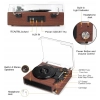 Gramofon Fydee A6 odtwarzacz płyt z Bluetooth i głośnikiem, vintage