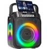 SOCODOX Głośnik bluetooth z funkcją karaoke 12h światło RGB Dyskoteka