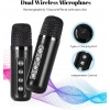 KARAOKE EASJOY Zestaw Karaoke Bluetooth LED Dla Dzieci i Dorosłych