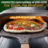 LIKAYA Łopatka do pizzy z czarnego aluminium i drewna akacjowego 32x32