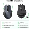 Mysz Bezprzewodowa Acer Ergonomiczna 6 Przycisków 1600 DPI Plug & Play