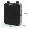 Głośnik przenośny Giecy G300 czarny 30 W Bluetooth akumulatorowy