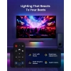 MEREDO Soundbar TV Z Subwooferem 3.1 RGB Bluetooth 5.3 Dla PC i Konsol