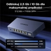 UGREEN CM753 Switch LAN 5 Portów 2.5g + 1port 10g Sfp+ Unmanaged Plug&play