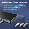 SODOLA 8portowy 10G przełącznik zarządzany przez sieć 8 portów SFP+10G M201