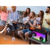 Zestaw karaoke BONAOK K20 mikrofon Bluetooth z głośnikiem i lampkami