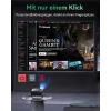 Projektor 4K AUBOR MENTECH WiFi Bluetooth 1200ANSI 200” FullHD SmartTV