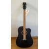 Vangoa Gitara akustyczna czarny mat 4/4 pokrowiec tuner pasek struny
