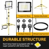 Naświetlacz LED RIGIDON 100W 10000 lm na statywie IP65 lampa robocza