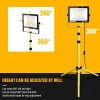 Naświetlacz LED RIGIDON 100W 10000 lm na statywie IP65 lampa robocza