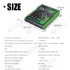 DEBRA DI-4UX 4 kanałowy mikser audio, 99 efektów DSP, wejście USB/MP3, 48 V