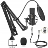TONOR T20 XLR mikrofon kondensatorowy z ramieniem